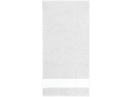 Handtuch PRINT(400) 30x50cm 0100 white 9cm