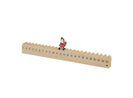 WALKING SANTA - Holz-Kalender