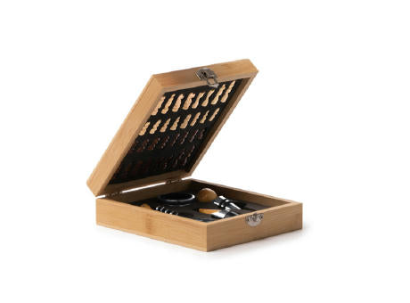 WINE/CHESS SET FRESNO GREIGE