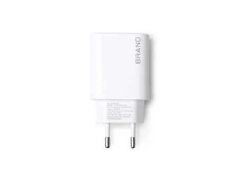 TRAVEL ADAPTER WHITE