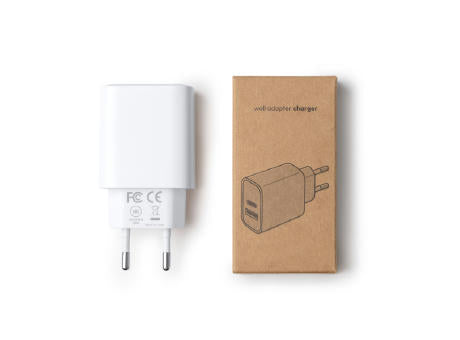 TRAVEL ADAPTER WHITE