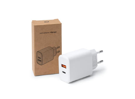 TRAVEL ADAPTER WHITE