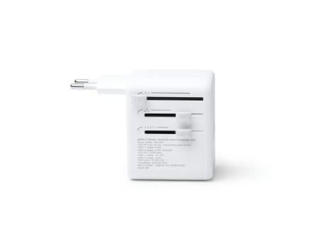 TRAVEL ADAPTER WATIK WHITE
