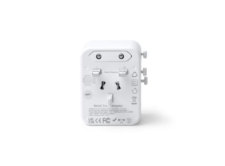 TRAVEL ADAPTER WATIK WHITE