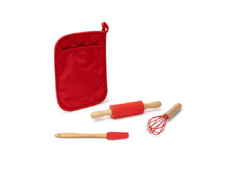 KEKS-SET GINGER S/EINHEITSGRÖSSE RED