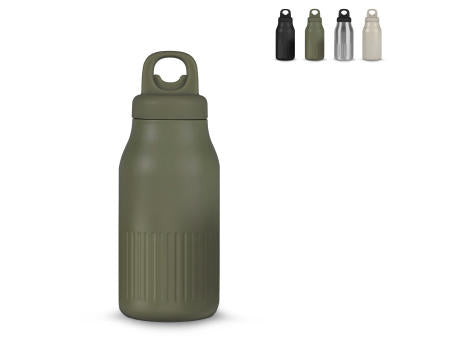Sagaform Truls Stahlisolierflasche mit praktischem Klickverschluss (recycelt) 500 ml