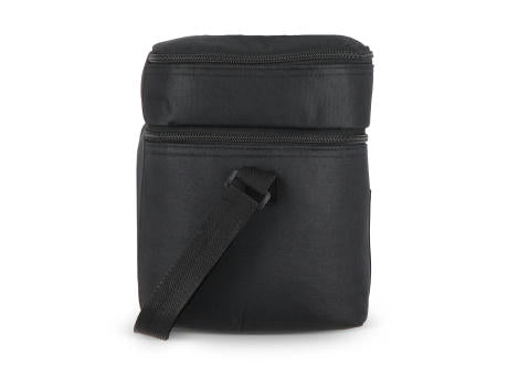 R-PET 600D Doppelfach-Kühltasche 30 x 20 x 24cm 12L