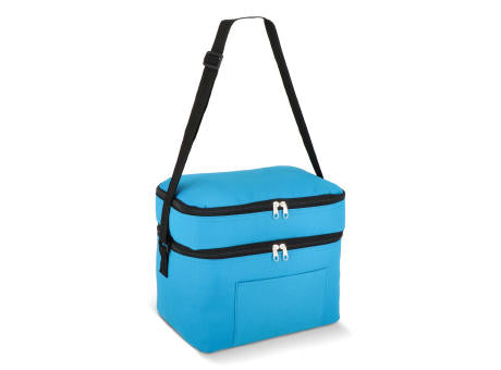 R-PET 600D Doppelfach-Kühltasche 30 x 20 x 24cm 12L