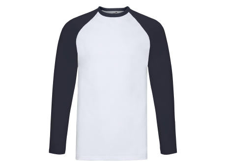 610280, Valueweight Long Sleeve Baseball T-Shirt, Fruit of the Loom