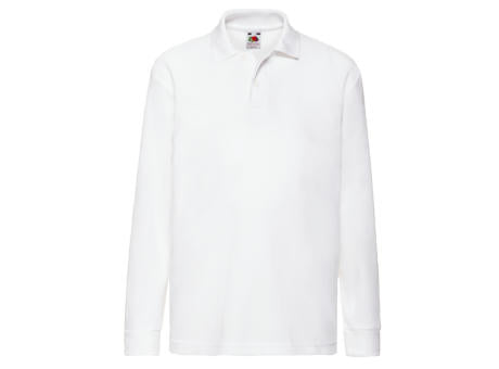 632010, Kids Long Sleeve Polo, Fruit of the Loom