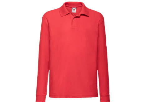 632010, Kids Long Sleeve Polo, Fruit of the Loom