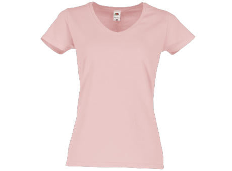 614440, Ladies Iconic 150 V-Neck T-Shirt, Fruit of the Loom