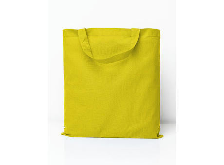 Cotton Bag Colored Short Handles