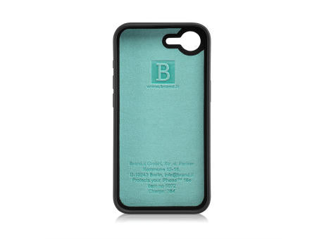 Handy Hülle iPhone™ 16e/17e Black Series Soft Case TPU Silikon mit Mikrofaser Innenseite matt schwarz