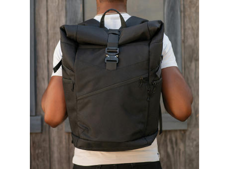 Coloma 28L Rucksack rPET. Oberer Rollverschluss. Laptops bis 17"