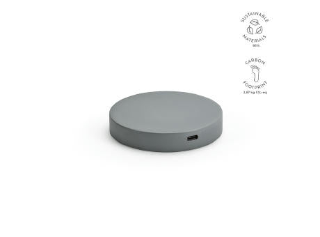 Lovelace Wireless Charger aus Kalkstein. 15 W. USB-C-Anschluss