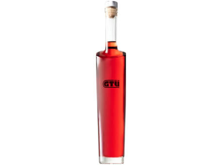 Roter Weinbergpfirsich-Likör 0,35 l in Flasche Bali, 25 % vol., gestrahlt