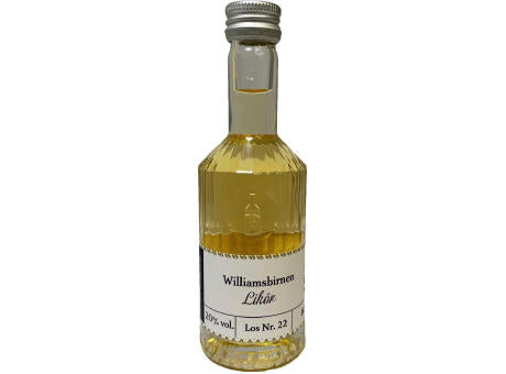Williams Birnen Likör 50 ml in Tastingflasche, 20 % vol.