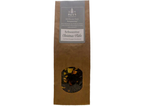 Schwarzer Tee "Christmas Flake", 100 g in Präsentkartonage