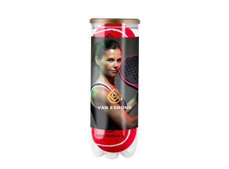Röhre farbige Padelbälle