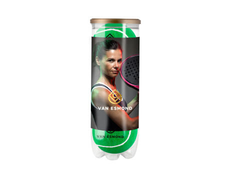 Röhre farbige Padelbälle