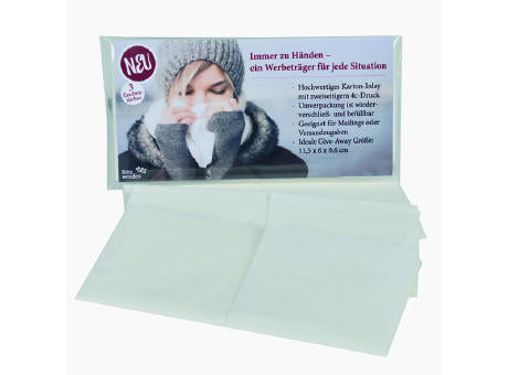 3er Set Taschentücher "Slim Pocket"