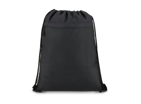 PU-beschichtete R-PET 600D Kordeltasche 33 x 42 cm