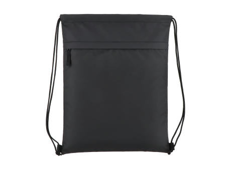 PU-beschichtete R-PET 600D Kordeltasche 33 x 42 cm