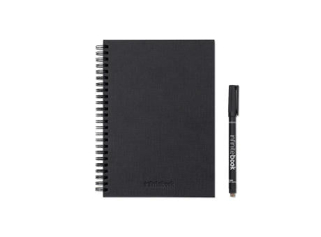STARTER KIT INFINITEBOOK A5 PLANNER TEXTURE. Set bestehend aus einem Infinitebook mit Hardcover, einem Reinigungsset, einem Marker und einem Halter für Kugelschreiber