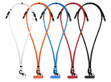 Handykette mit integriertem Ladekabel