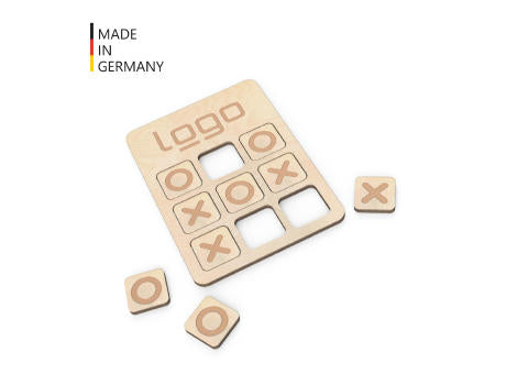 Tic-Tac-Toe  "Drei Gewinnt" (FSC® zertifiziert) inkl. Baumwollsäckchen