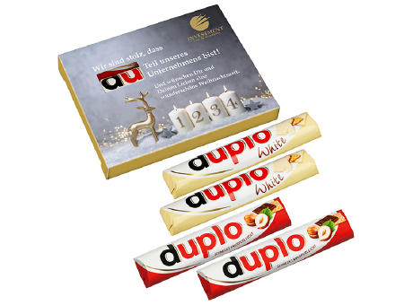 4er "Advents"-Duplo-Pack (2x Duplo klassisch + 2x Duplo weiß)