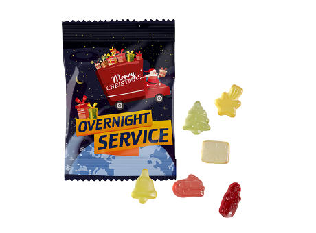 Overnight Fruchtgummi-Weihnachtsmischung