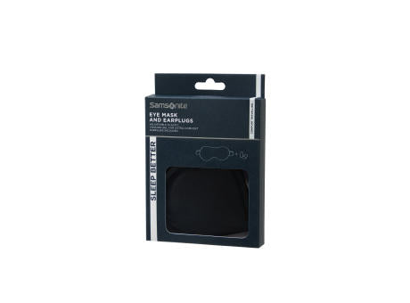 Samsonite - TA REVOLUTION - EYE MASK AND EARPLUGS - Augemaske mit Kühlakku und Ohrstöpsel