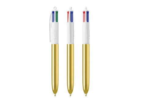 BIC® 4 Colours Shine Kugelschreiber + Lanyard