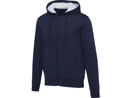 Natron 320 g/m² Sherpa-Kapuzenjacke mit Reißverschluss