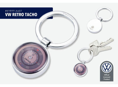 TROIKA Schlüsselanhänger VW RETRO TACHO