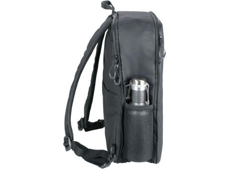 TROIKA Laptop-Rucksack TROIKA BLACK EXPANDABLE