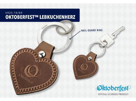 TROIKA Schlüsselanhänger OKTOBERFEST™ LEBKUCHENHERZ