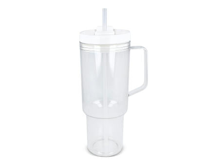 Miami Becher mit Henkel transparent 1,2 l R-PET