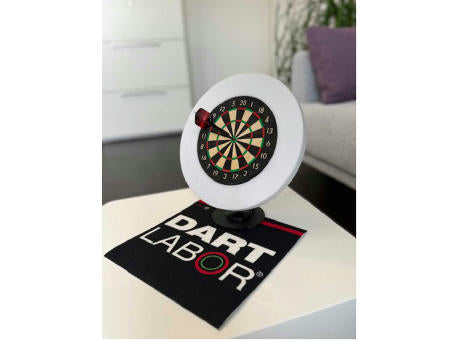 Dart Labor Mini Tisch Dartboard "BULLI" | inkl. 4c Druck