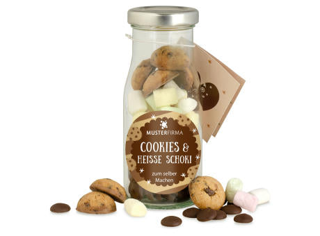 DIY Flasche - Heisse Cookie Schoki