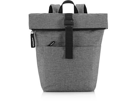 rolltop backpack twist silver