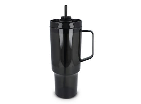 Miami Becher mit Henkel transparent 1,2 l R-PET