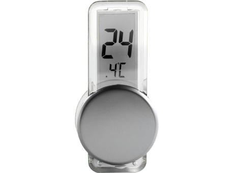Thermometer Roxanne | Kunststoff | Saugnapf | Silber