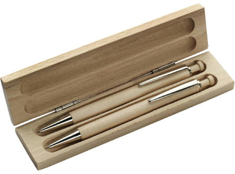 Schreibset Morris | Holzbox | Stift und Bleistift