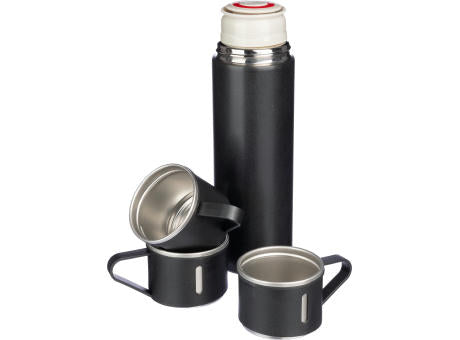 Thermosflaschen-Set | Edelstahl | 420 ml + 2 Becher