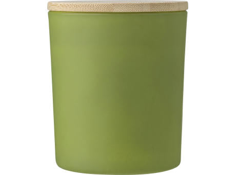 Kerze Josiah | Glas mit Bambusdeckel | Sojawachs | 280 g