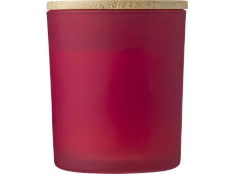 Kerze Josiah | Glas mit Bambusdeckel | Sojawachs | 280 g