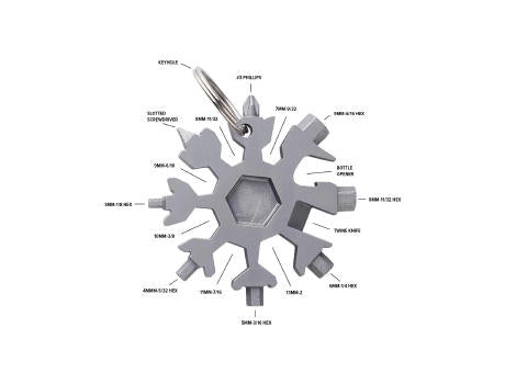 Multitool Abel | Edelstahl | 17 Funktionen